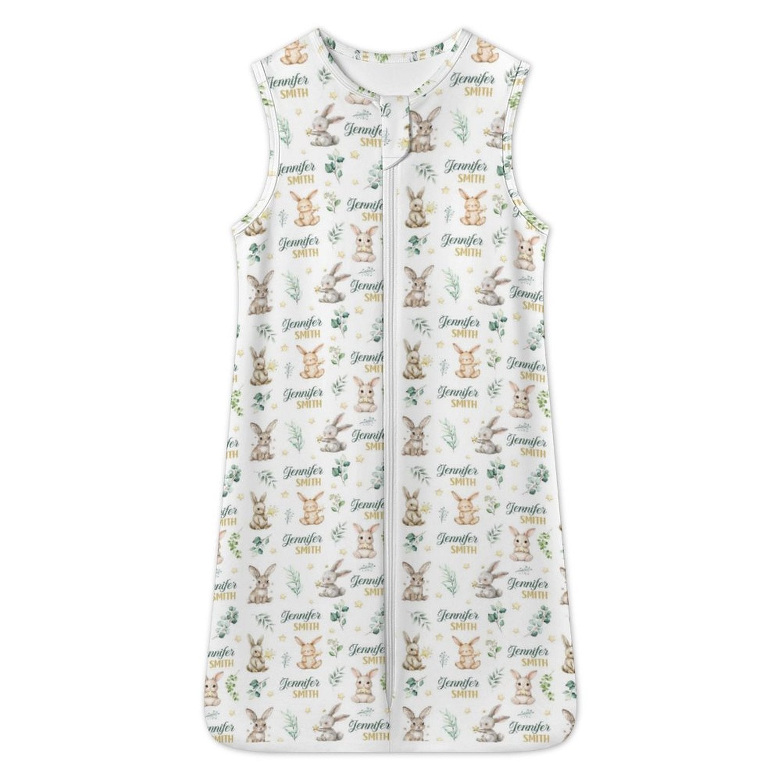 Personalized Sleep Sack in Bunny Garden