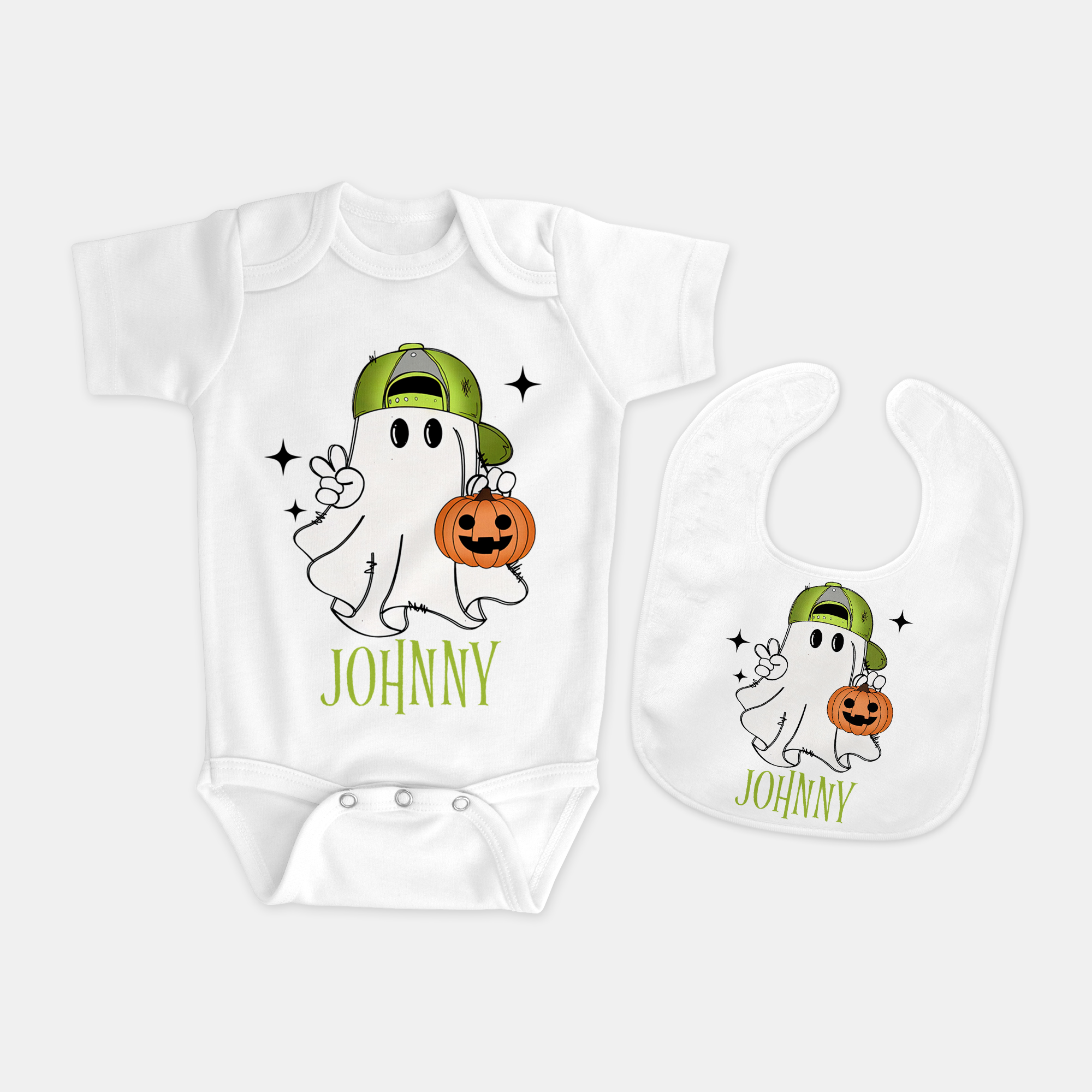 Personalized Bib in Boo Babes