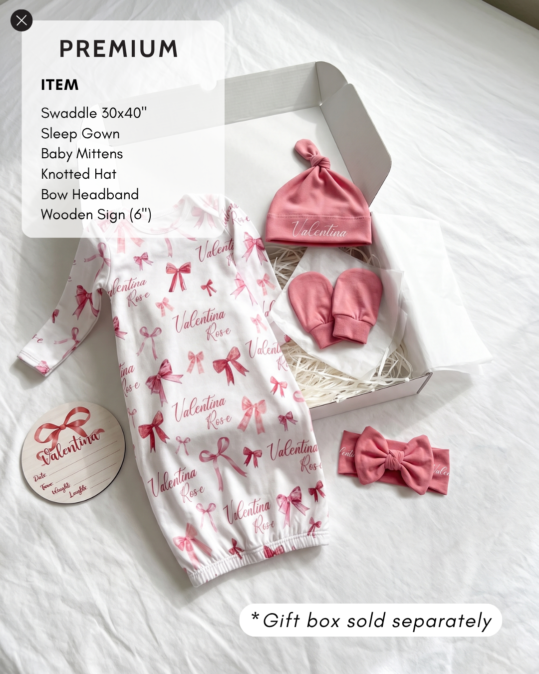 The Ultimate Gift Set in White Coquette Bow