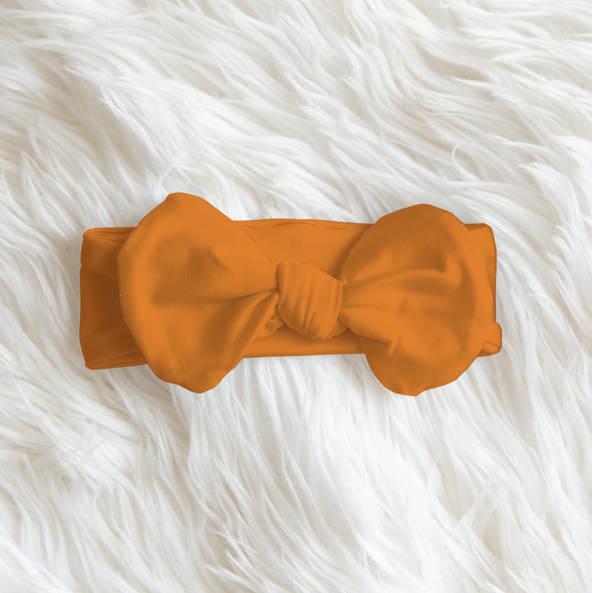 Orange Butterfly Personalized Bow Headband