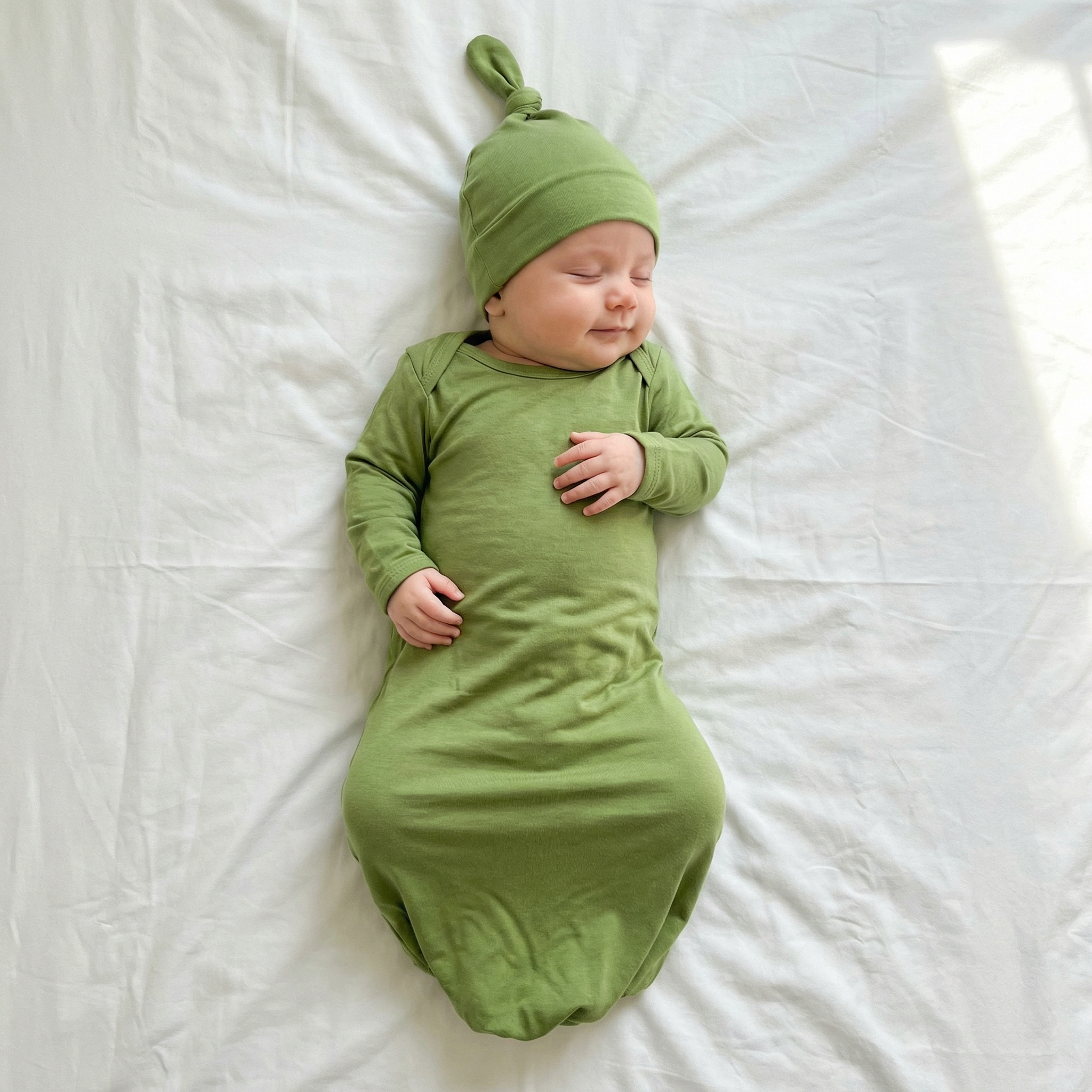 Sleep Gown with Hat Set in Forest