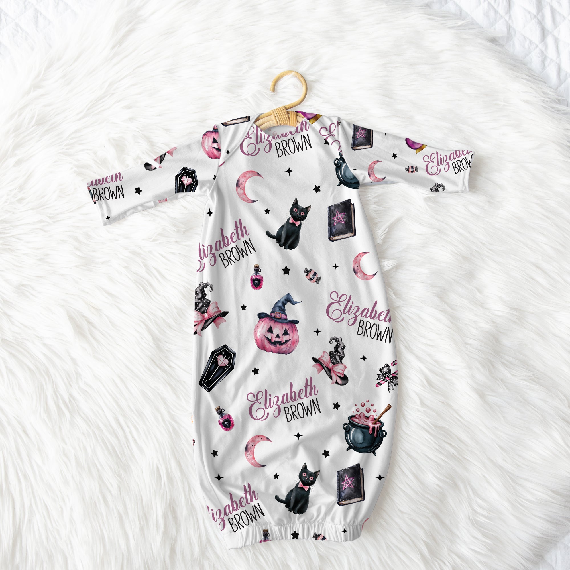 Personalized Sleep Gown in Mystic Lunar