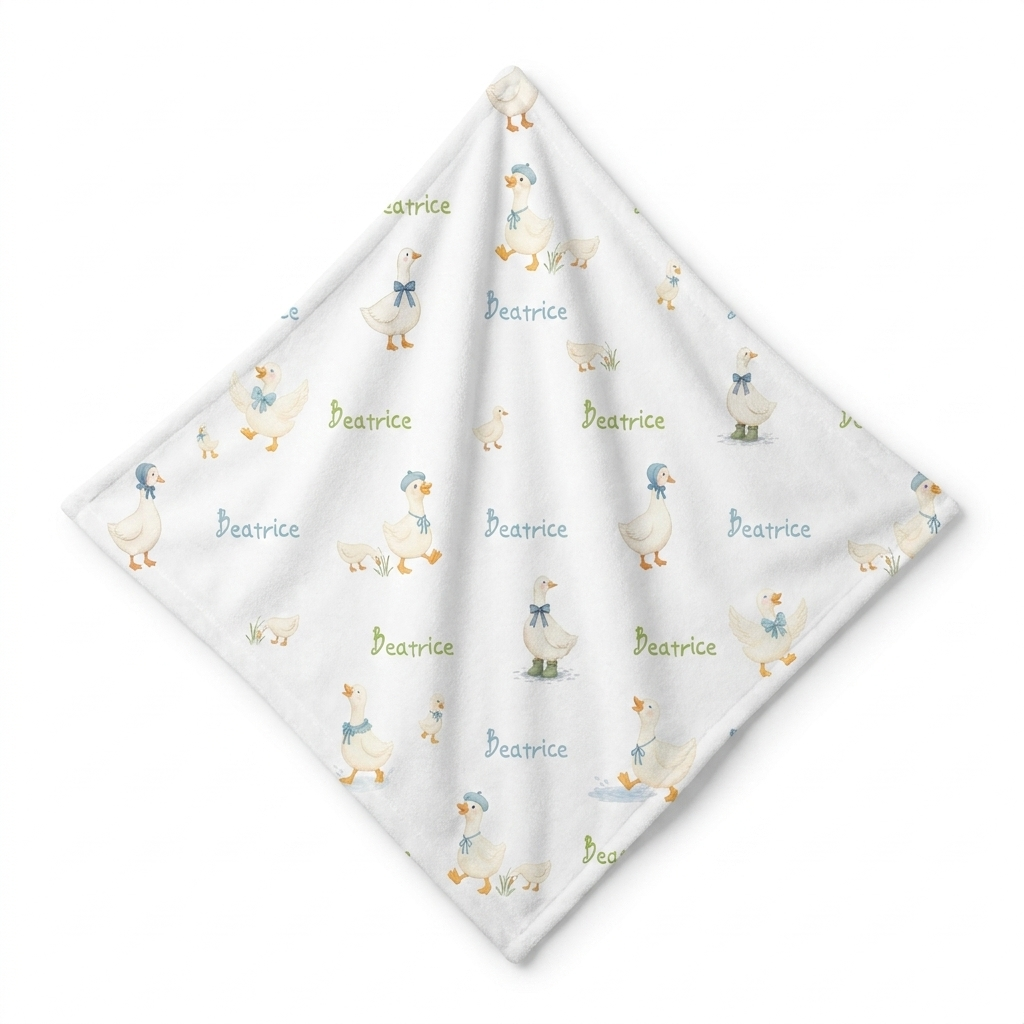 Personalized Mini Lovey in Silly Goose