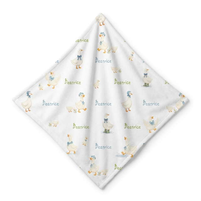 Personalized Mini Lovey in Silly Goose