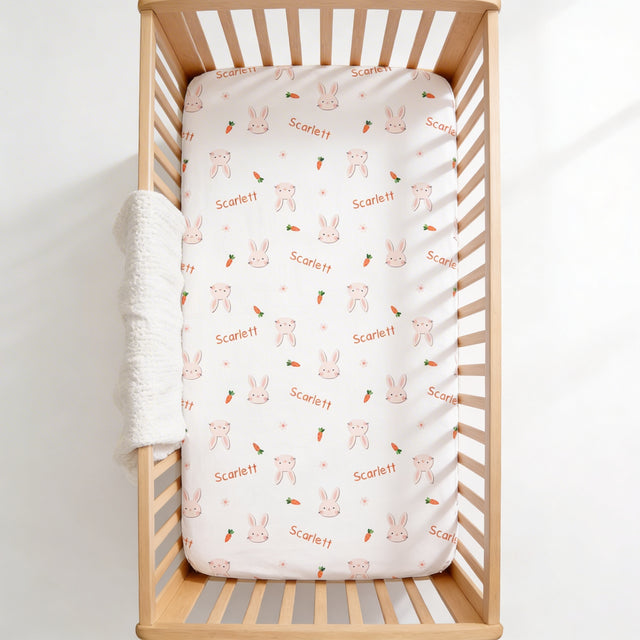 Personalized Crib Sheet in Tiny