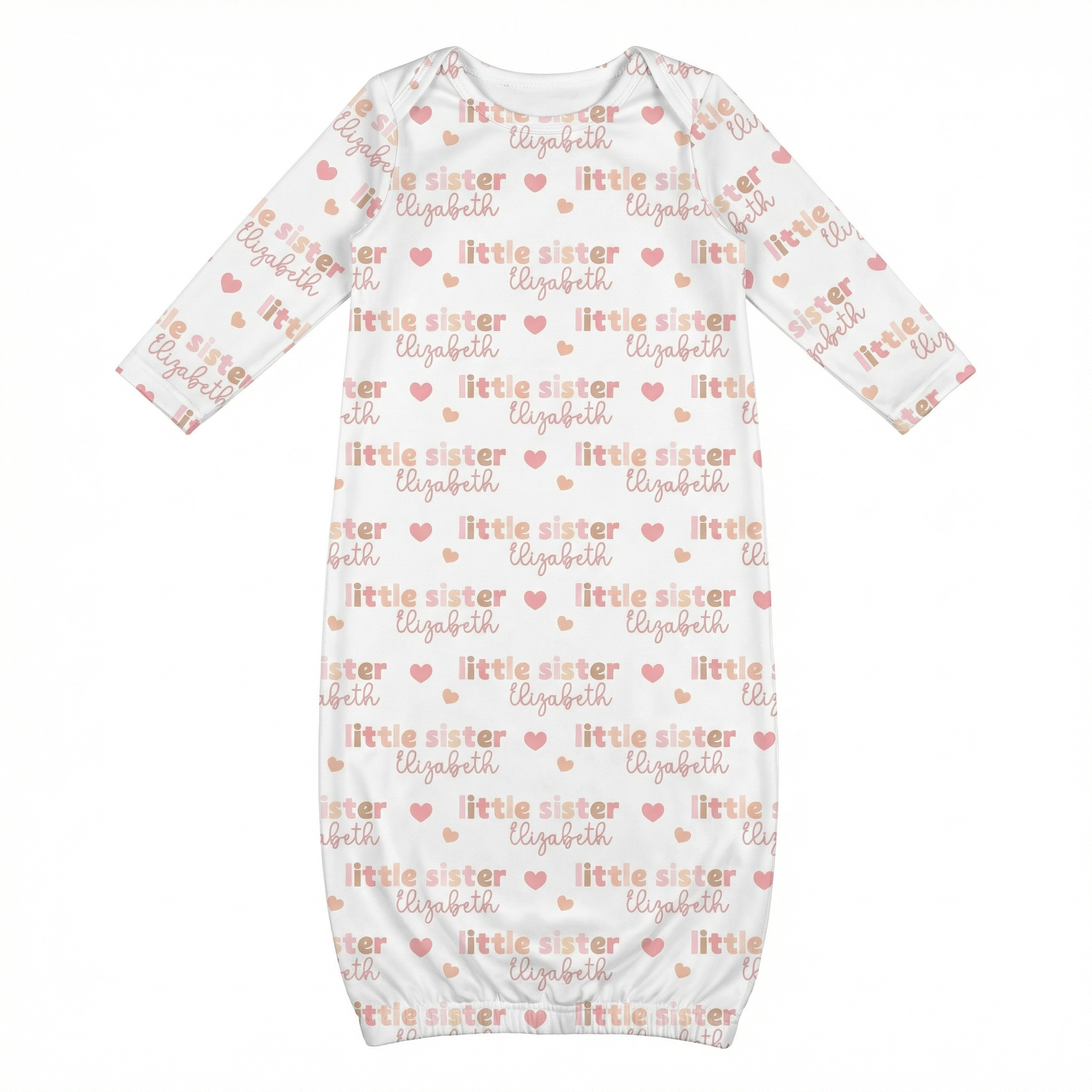 Personalized Sleep Gown in Little Sister
