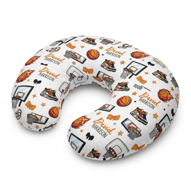 Personalized Nursing Pillow Cover in Basketball