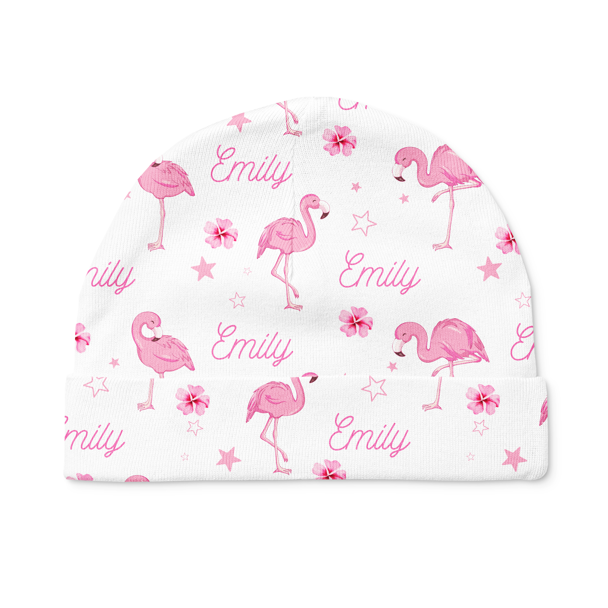 Personalized Beanie in Flamingo