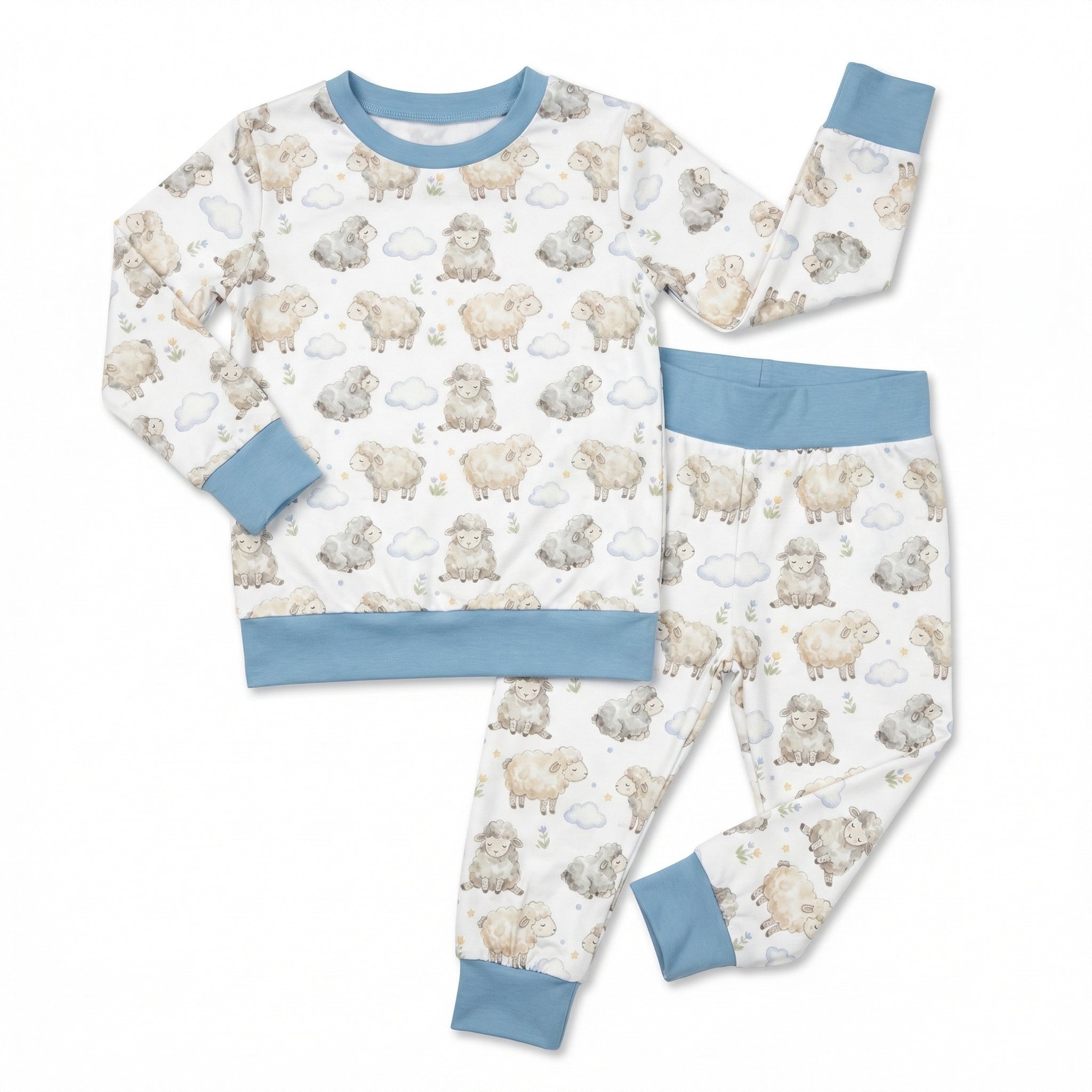 Pajama Set in Lamb