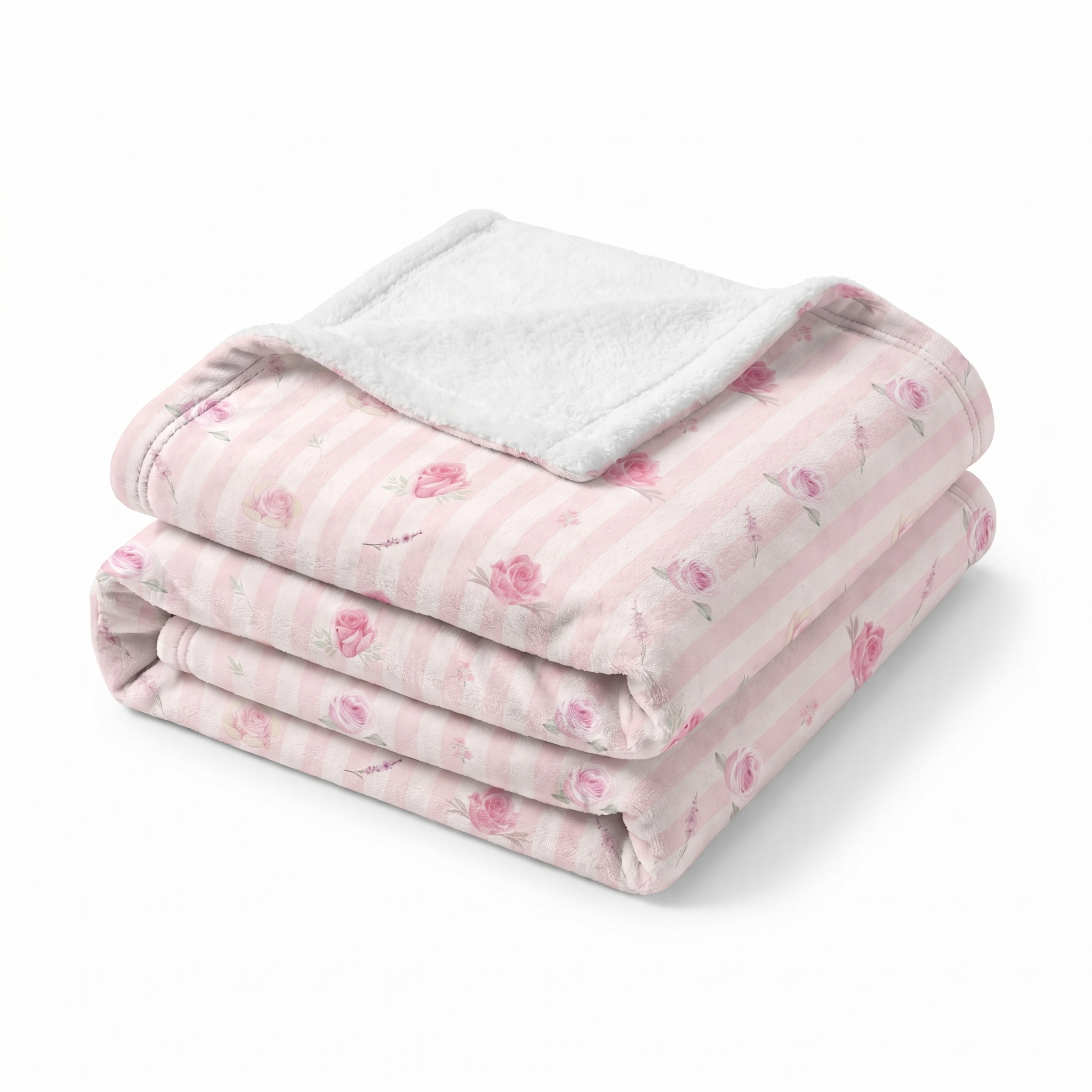 Personalized Blanket in Rosy