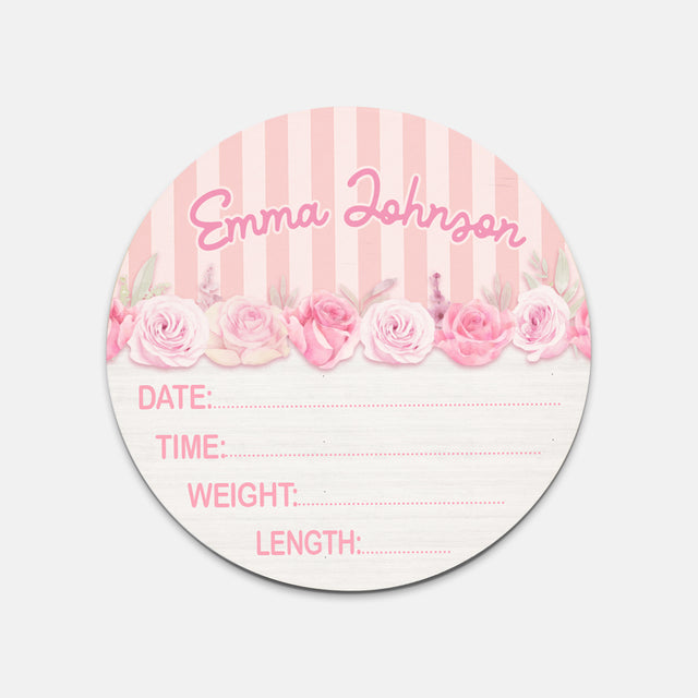 Birth Stats Sign in Rosy
