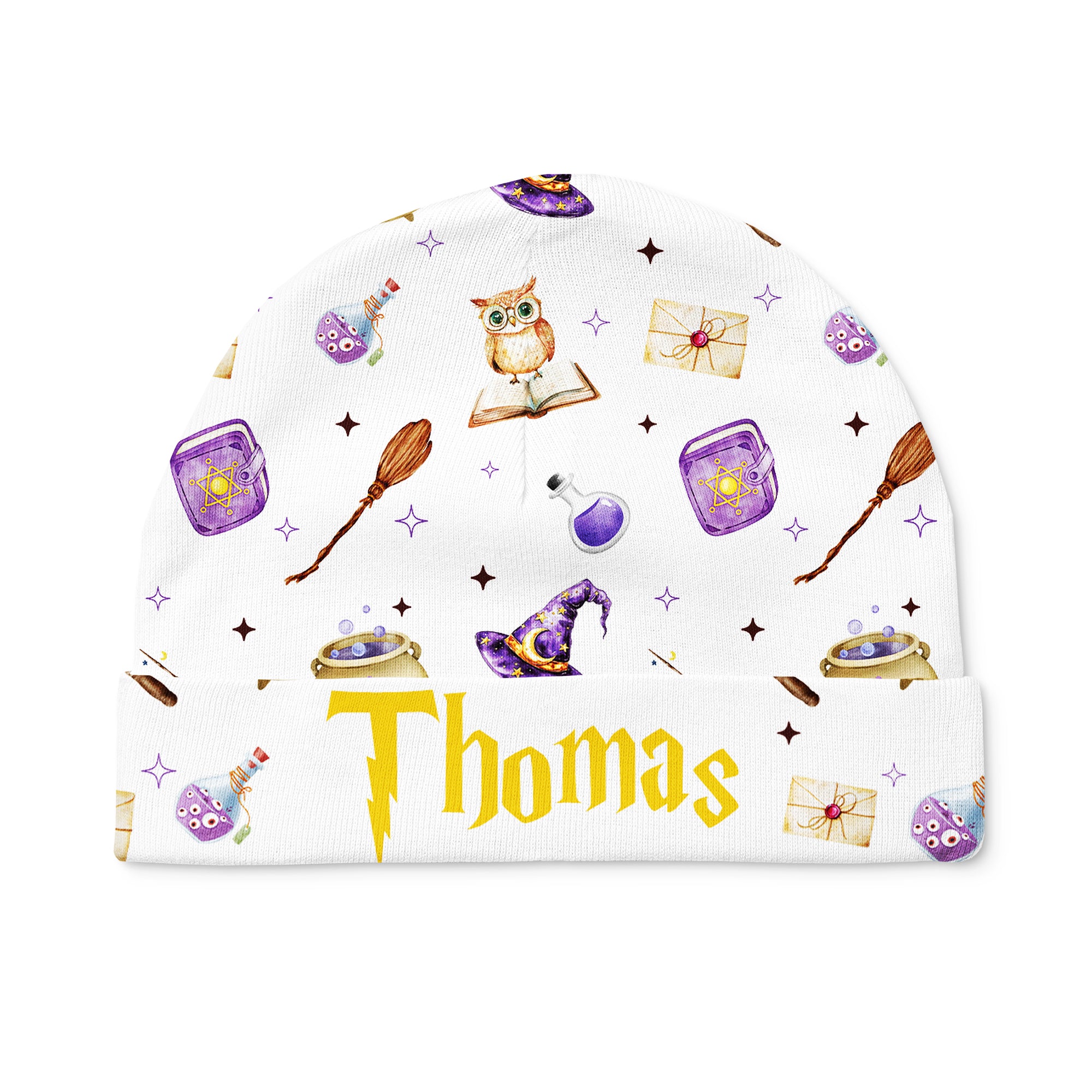 Personalized Beanie in Wizard School