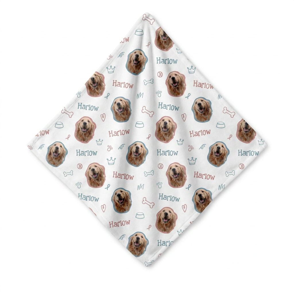 Personalized Mini Lovey in Puppy Portrait