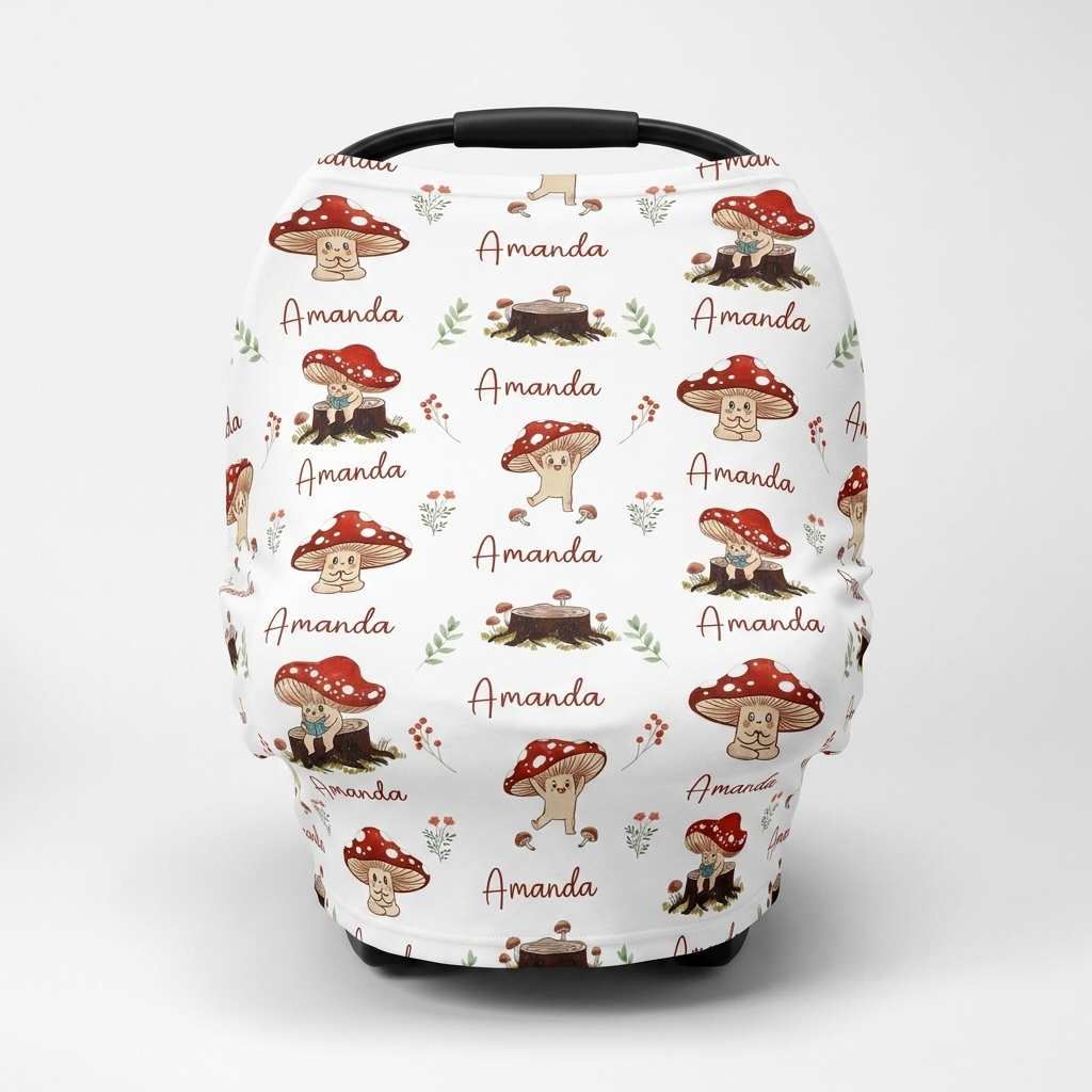 5-in-1 Nursing Cover in Mushroom