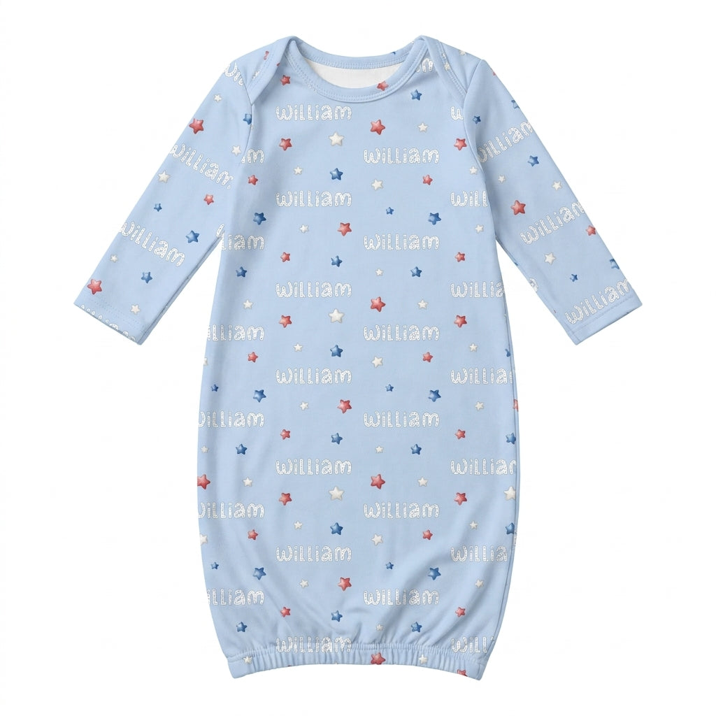 Personalized Sleep Gown in July Twinkle