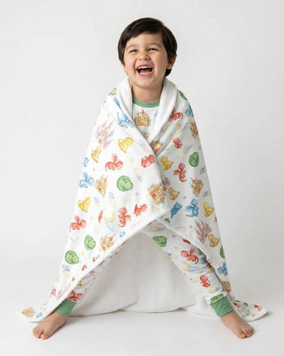 Personalized Blanket in Dragon Kingdom
