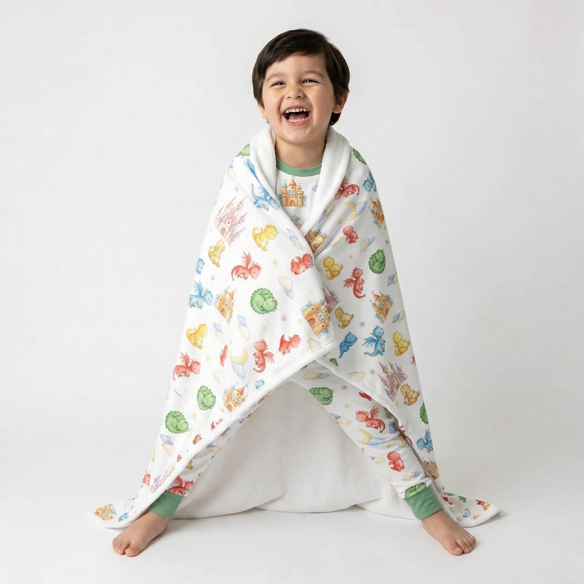 Personalized Blanket in Dragon Kingdom