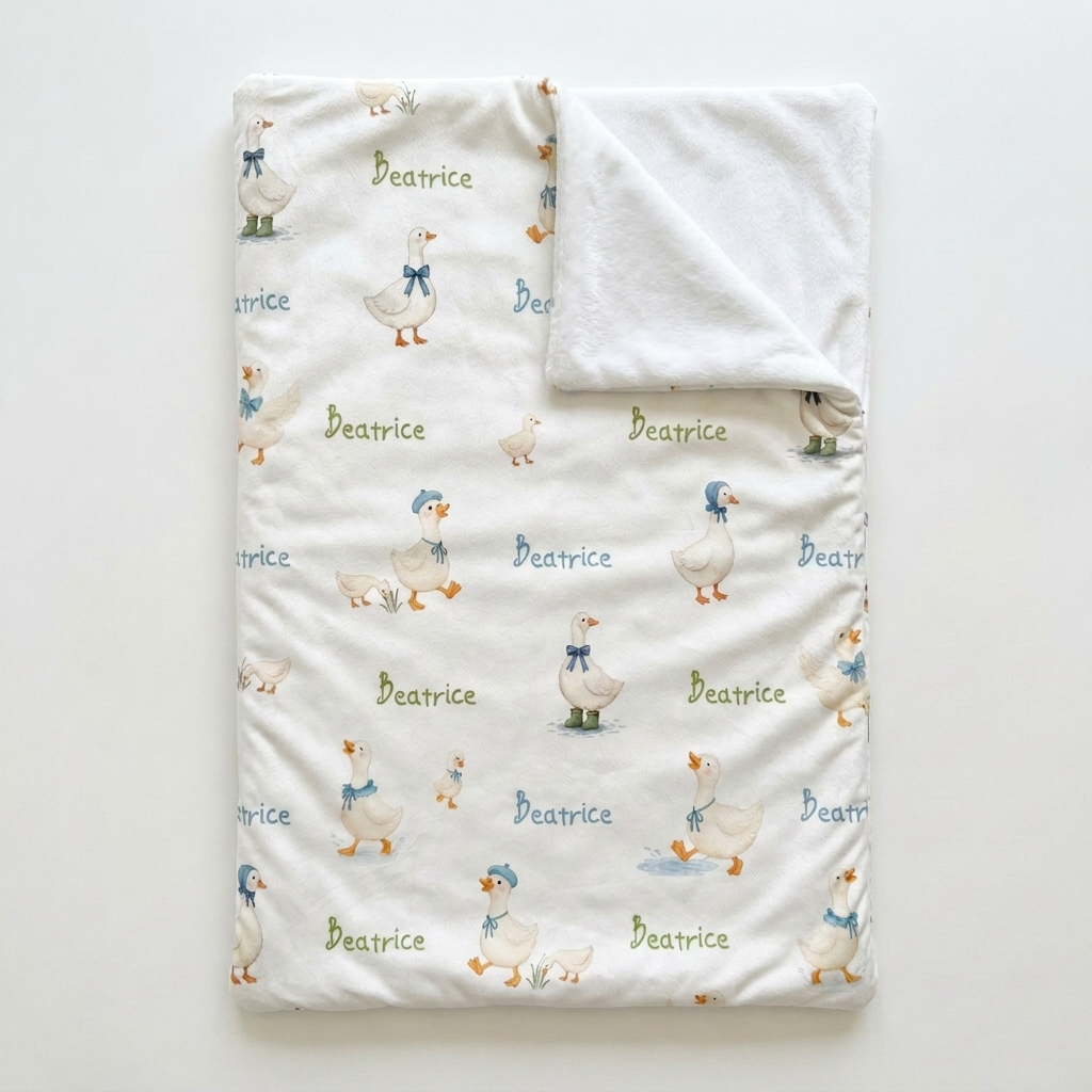 Personalized Sleeping Bag in Silly Goose