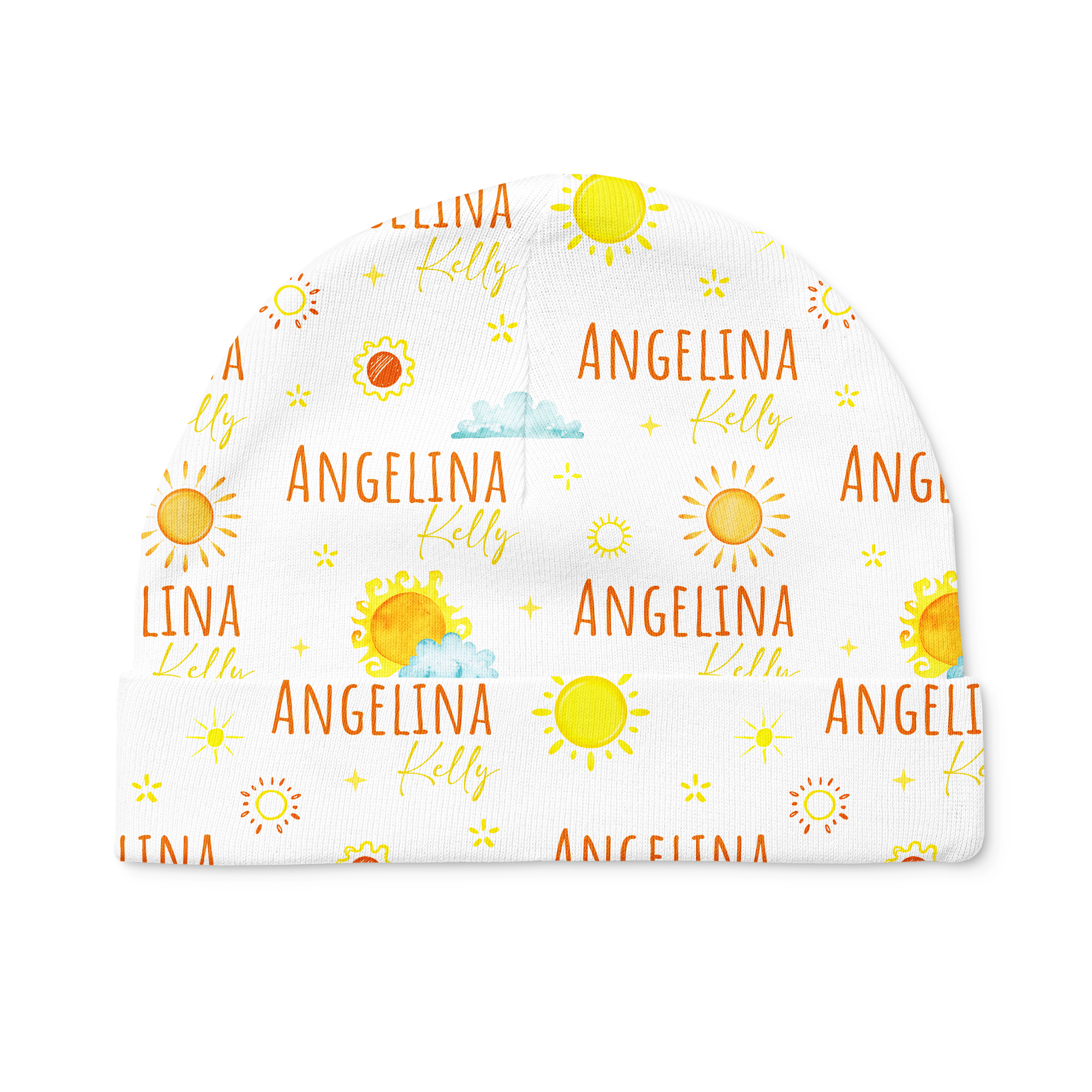 Personalized Beanie in Sunshine