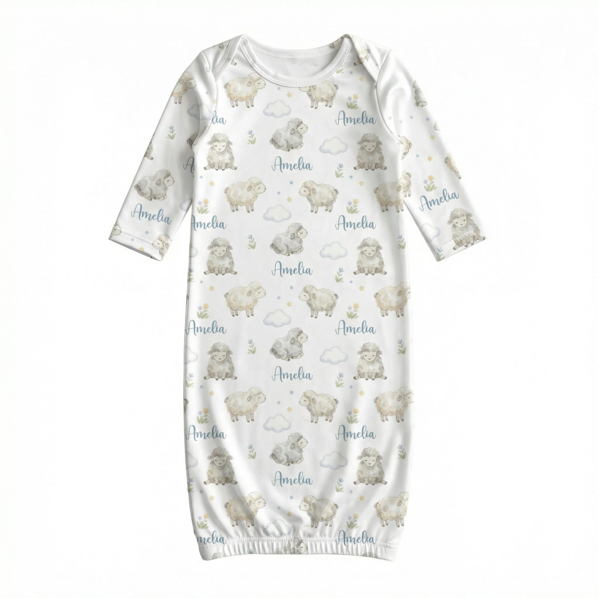 Personalized Sleep Gown in Lamb