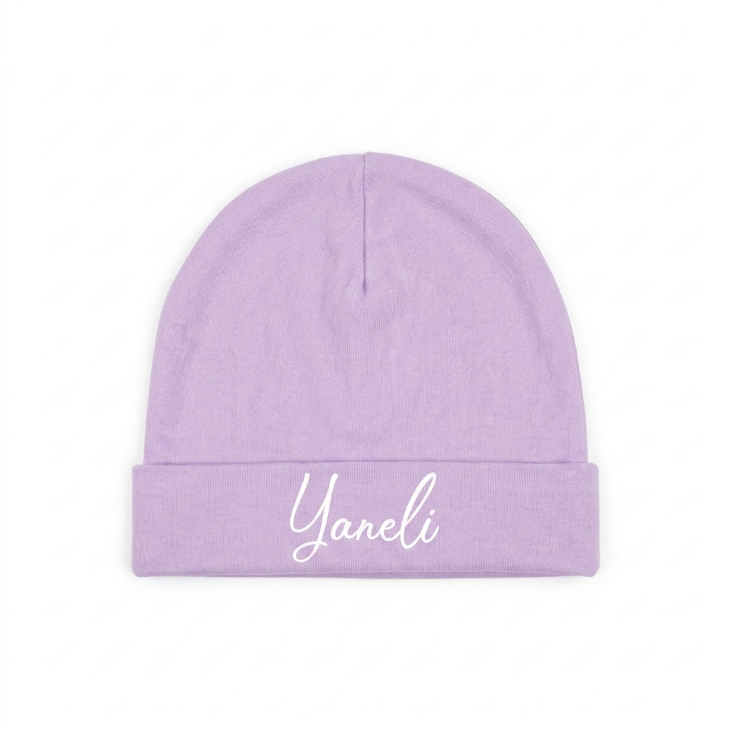Personalized Beanie in Lavender