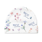 Personalized Beanie in Pretty Wildflower