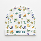 Personalized Beanie in Dinosaur Boy