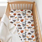 Personalized Crib Sheet in Basketball
