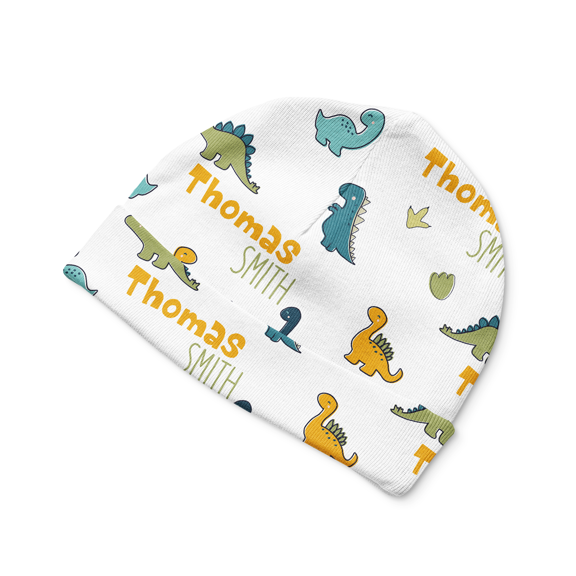 Personalized Beanie in Mini Dinosaur