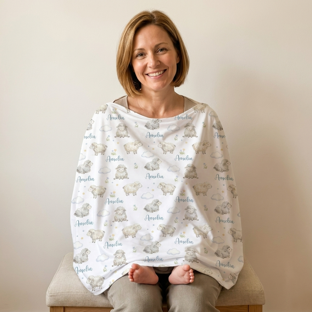 5-in-1 Nursing Cover in Lamb