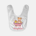 Personalized Bib in Bathtime Besties