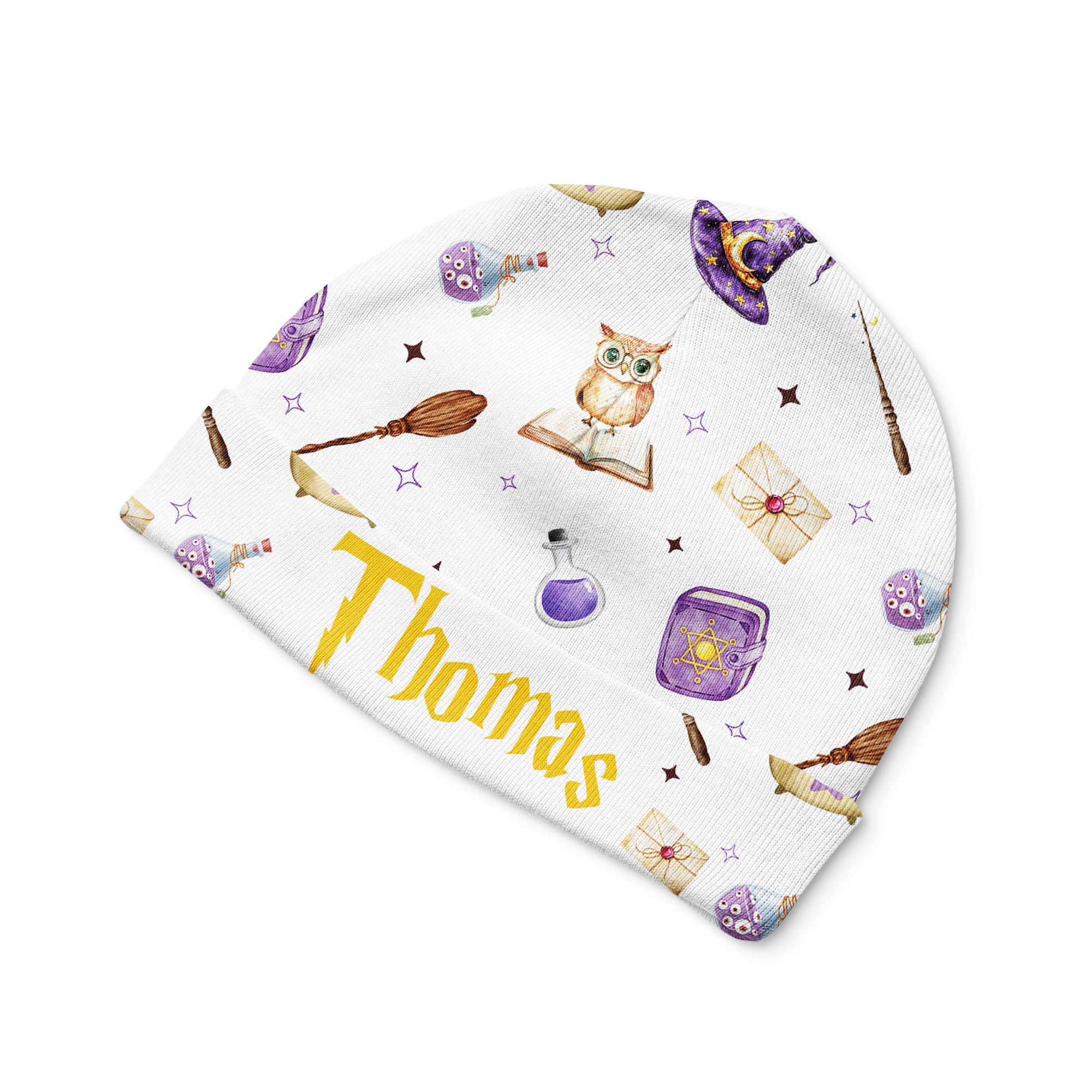 Personalized Beanie in Wizard School