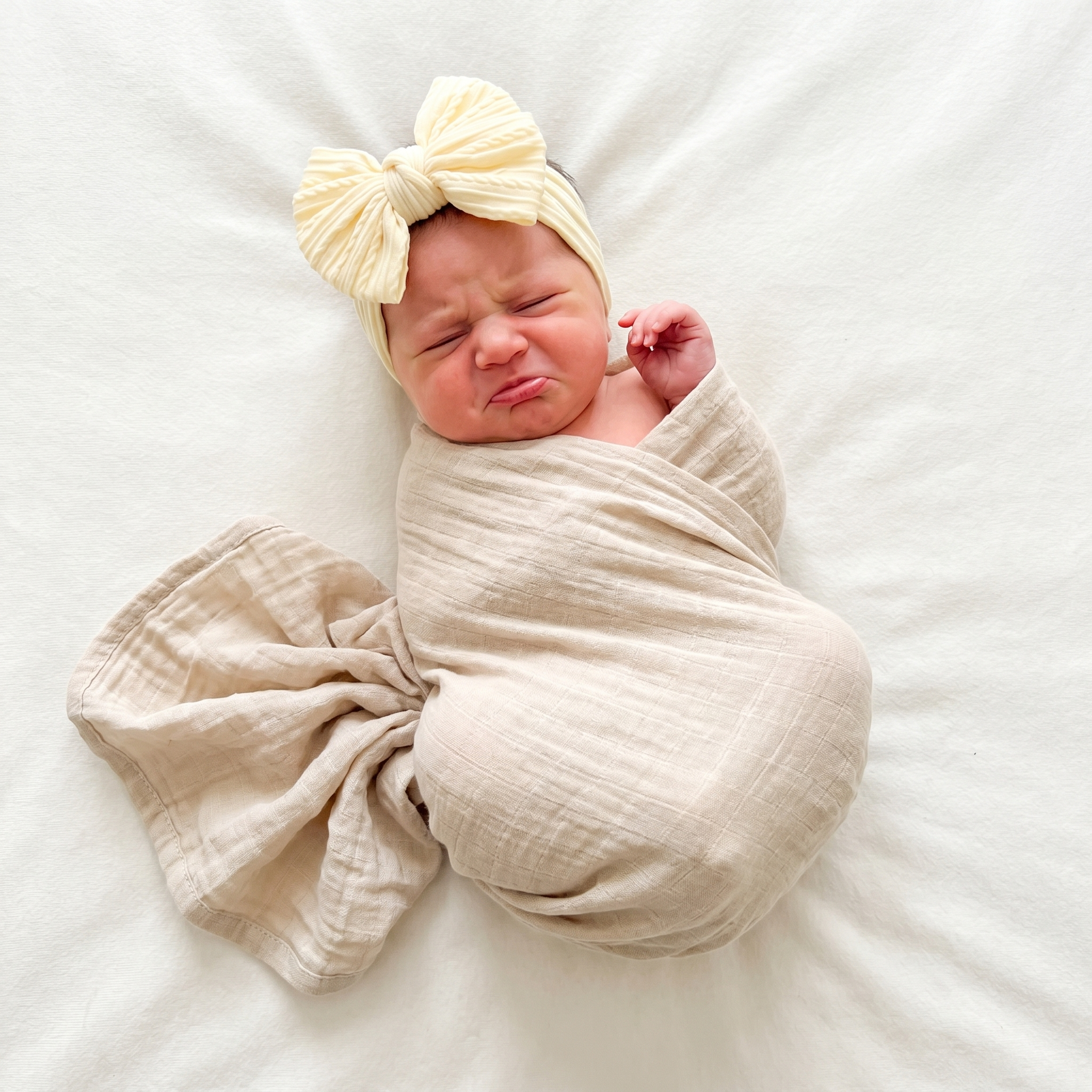 Muslin Swaddle in Ivory