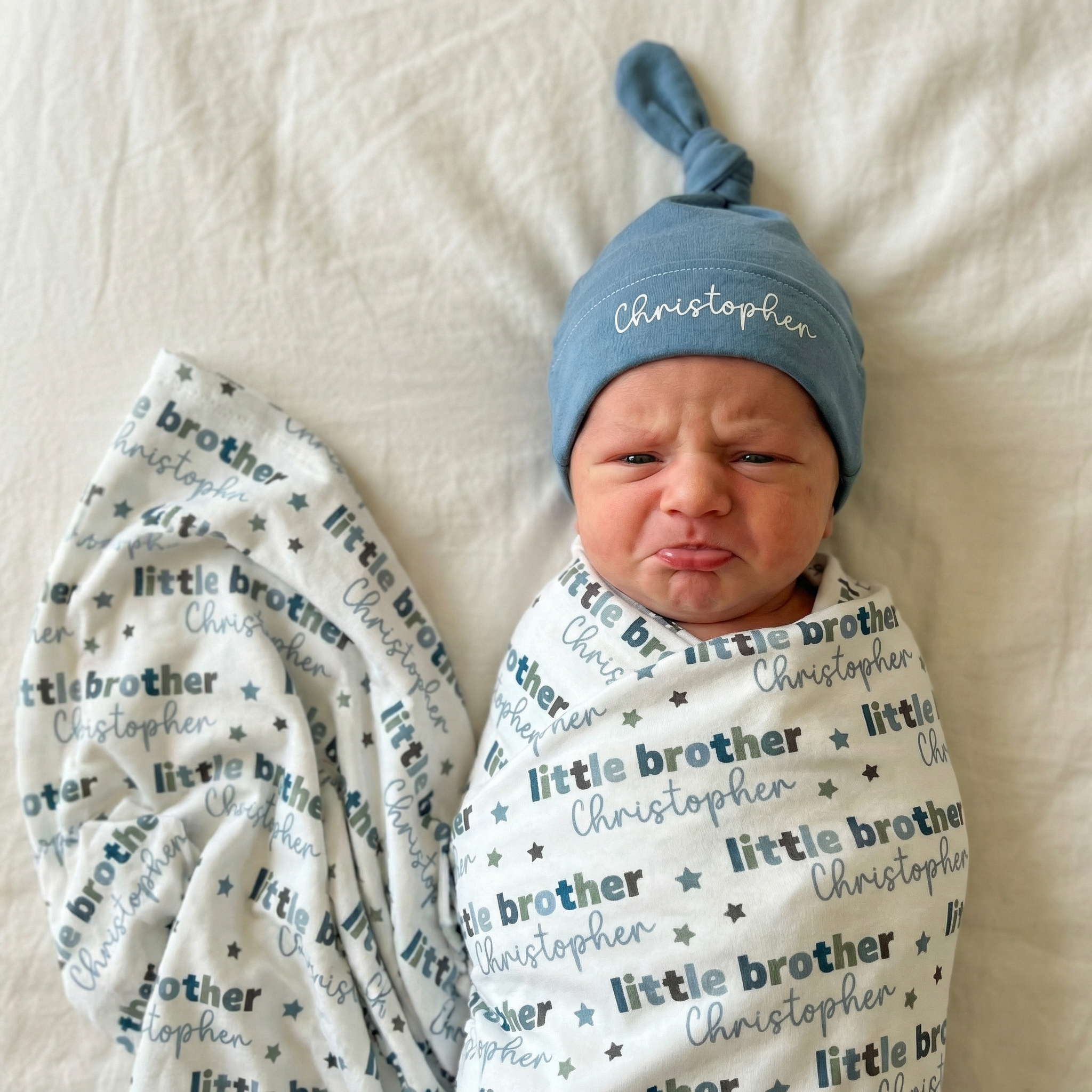 Personalized Swaddle in Little Brother