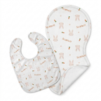 Personalized Bib and Burp Cloths in Tiny