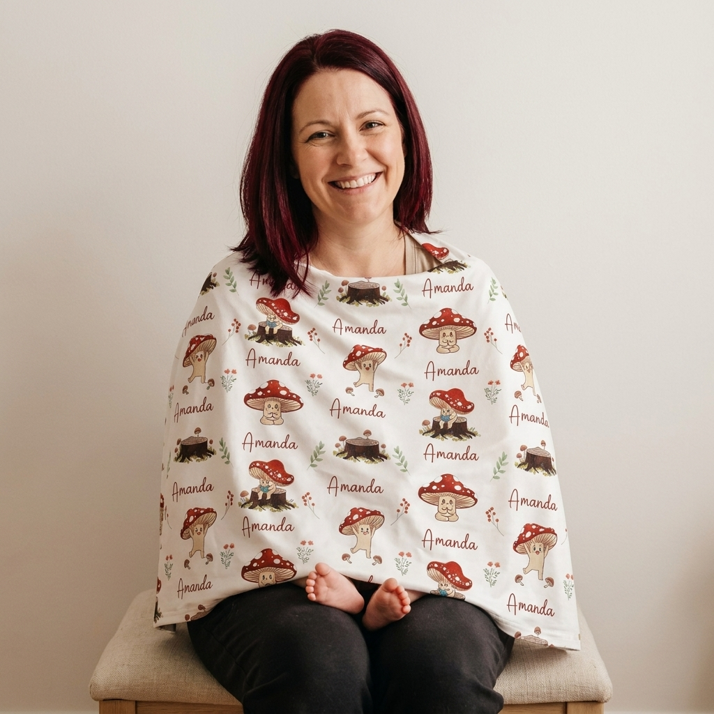 5-in-1 Nursing Cover in Mushroom