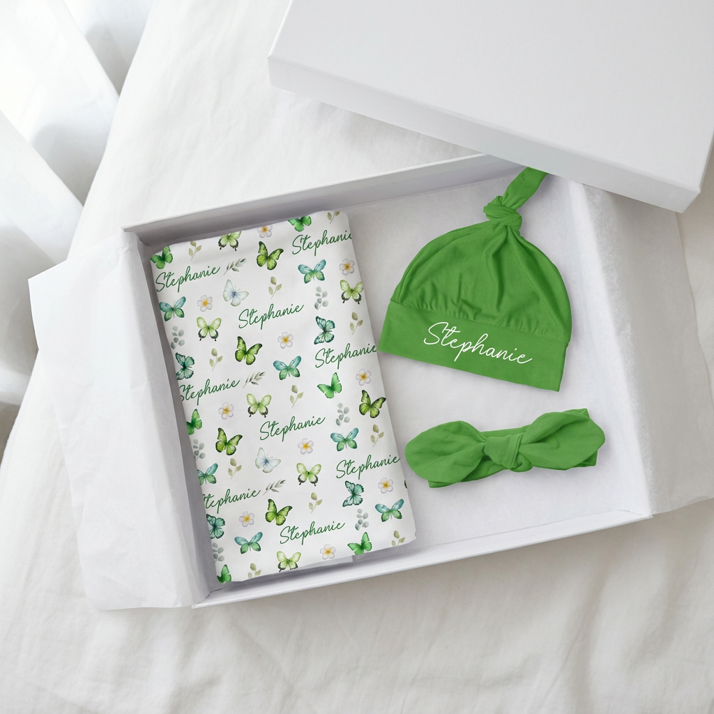The Ultimate Gift Set in Green Butterfly