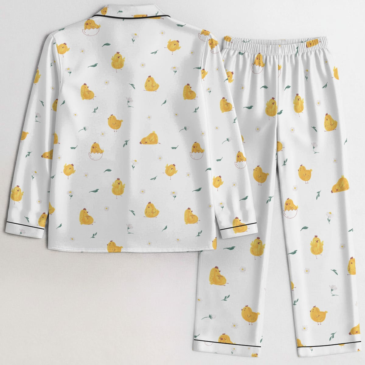 Long-Sleeved Women's Pajama Set in Little Chick