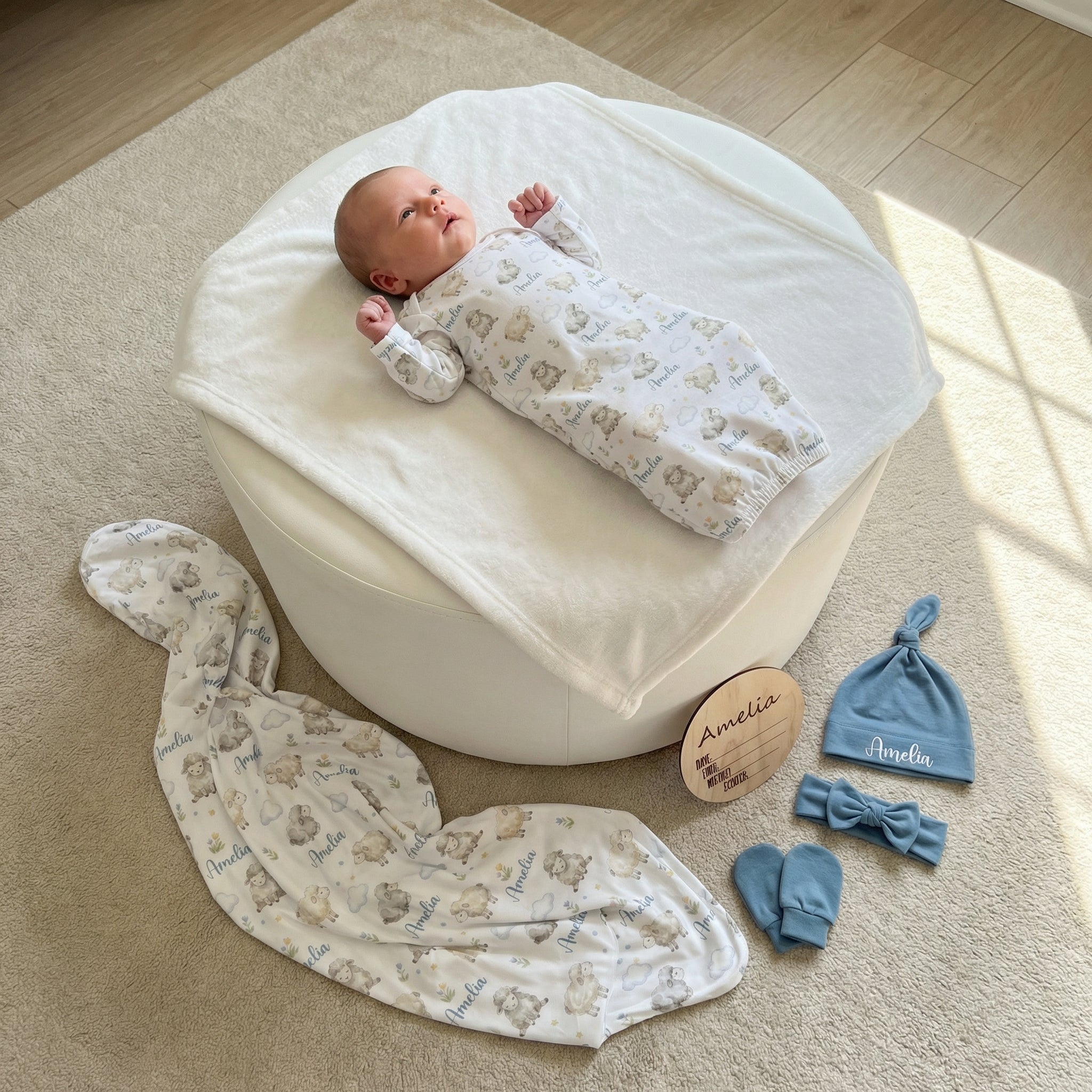 Personalized Sleep Gown in Lamb