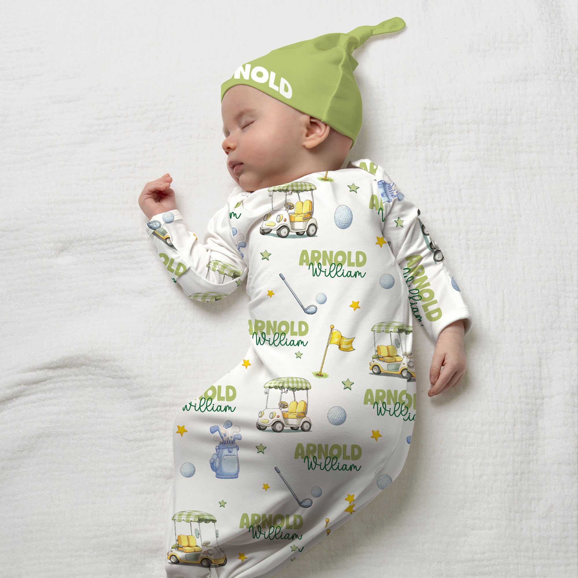 Personalized Sleep Gown in Country Club Cuties