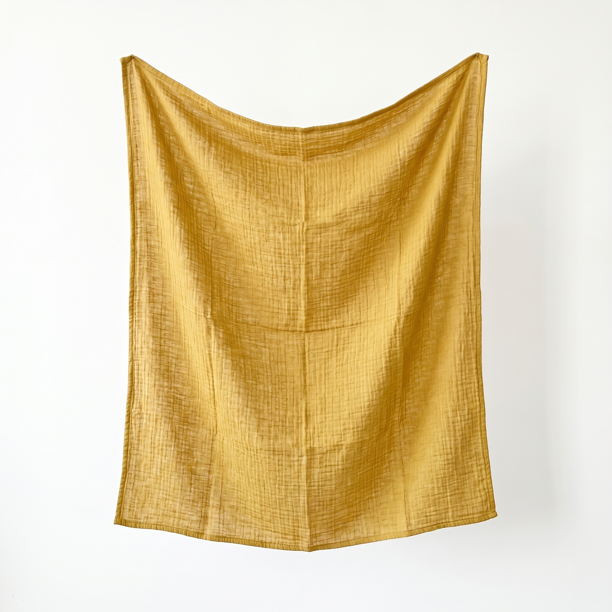 Muslin Swaddle in Bright Yellow