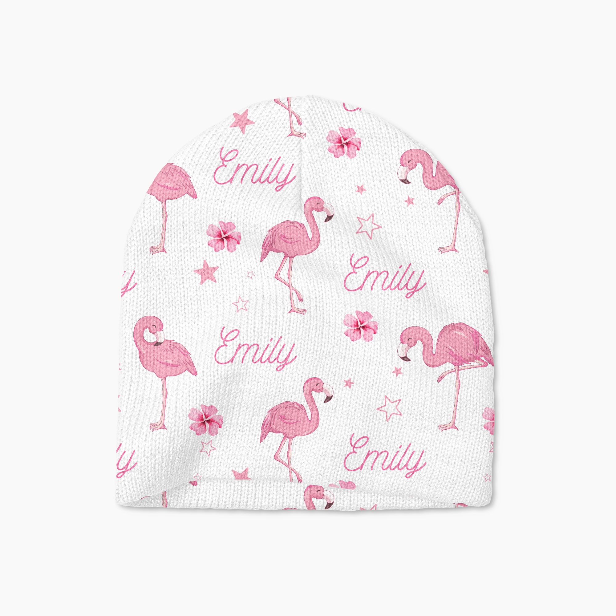 Flamingo Personalized Beanie Hat