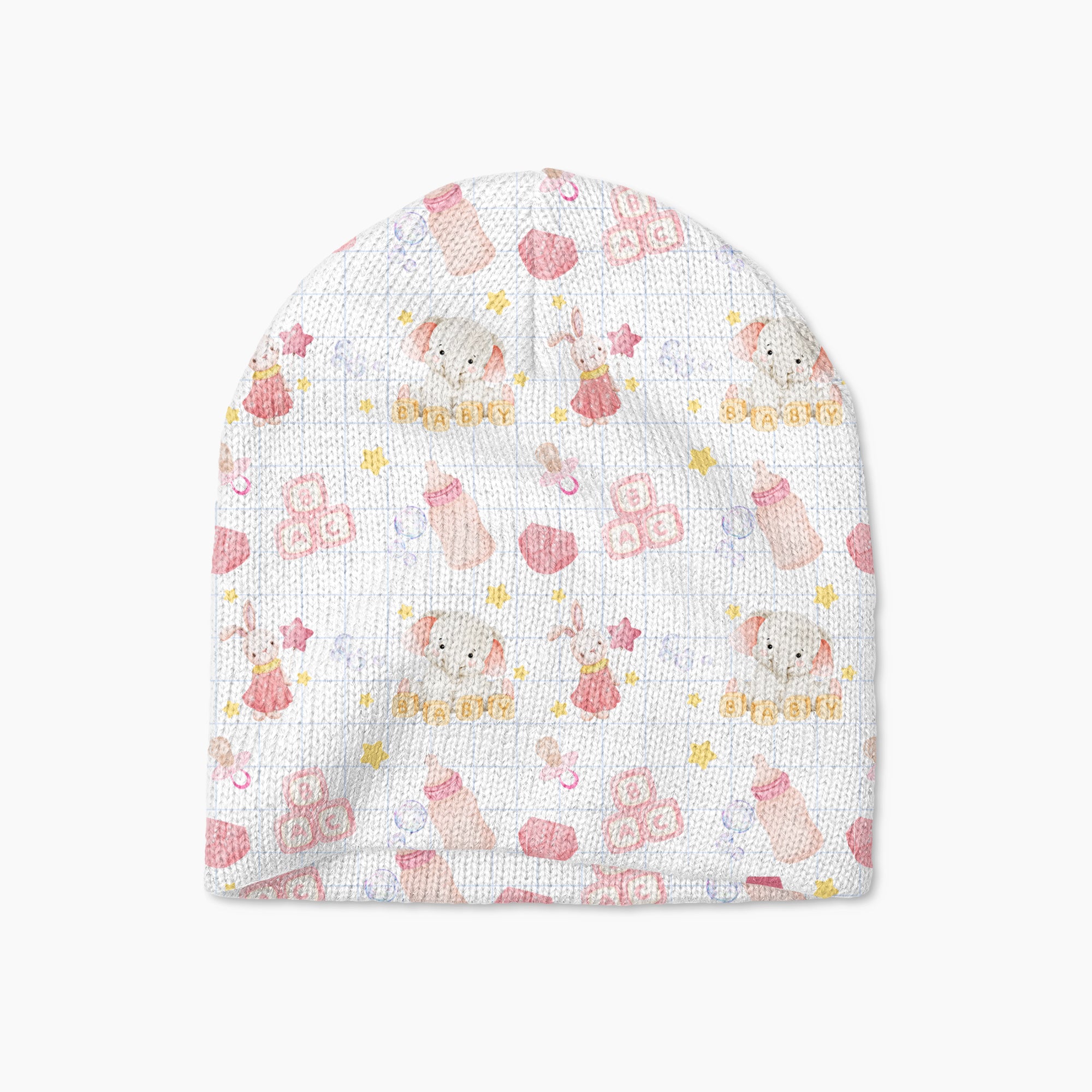 Personalized Beanie in Pink Milk Drunk