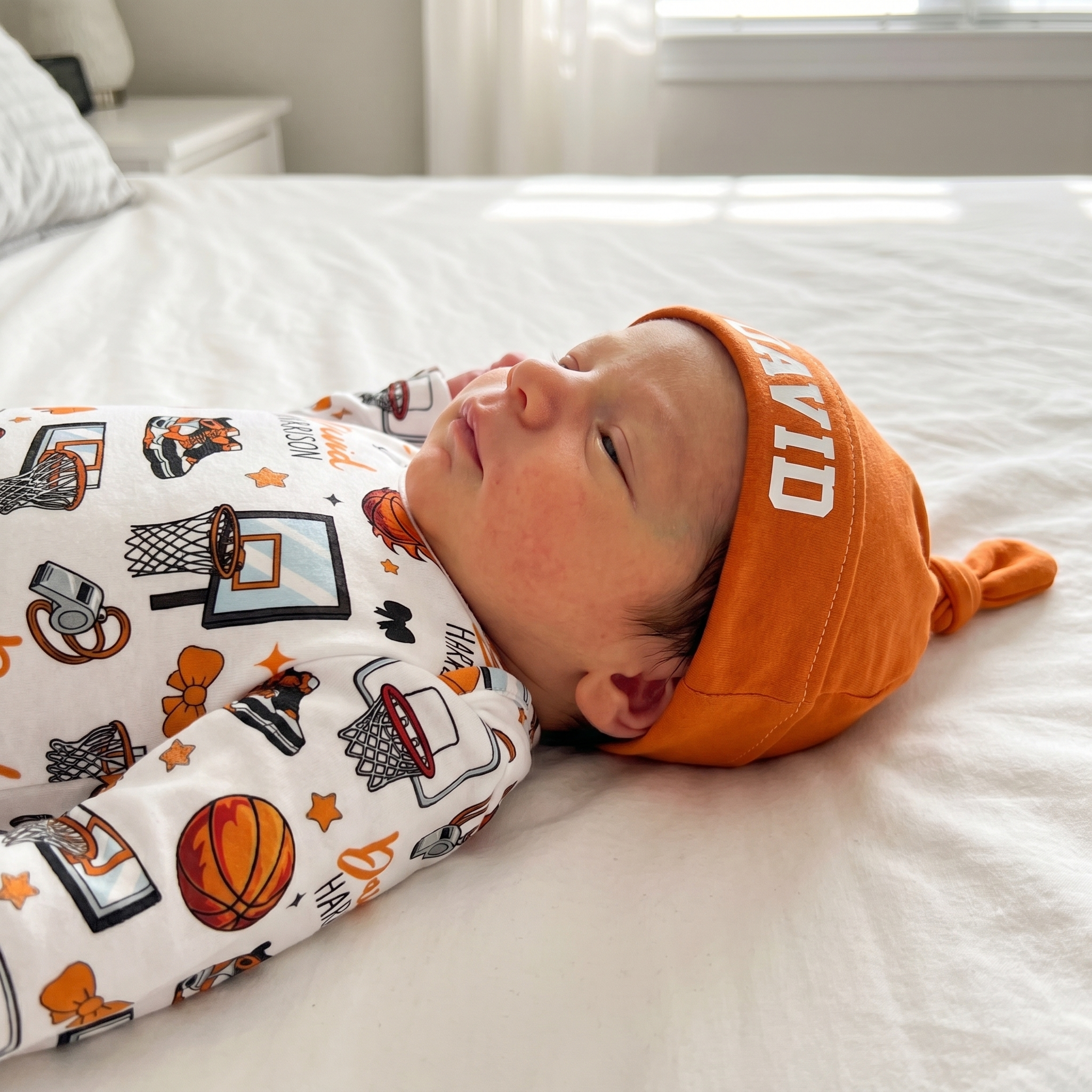 Personalized Sleep Gown in Basketball
