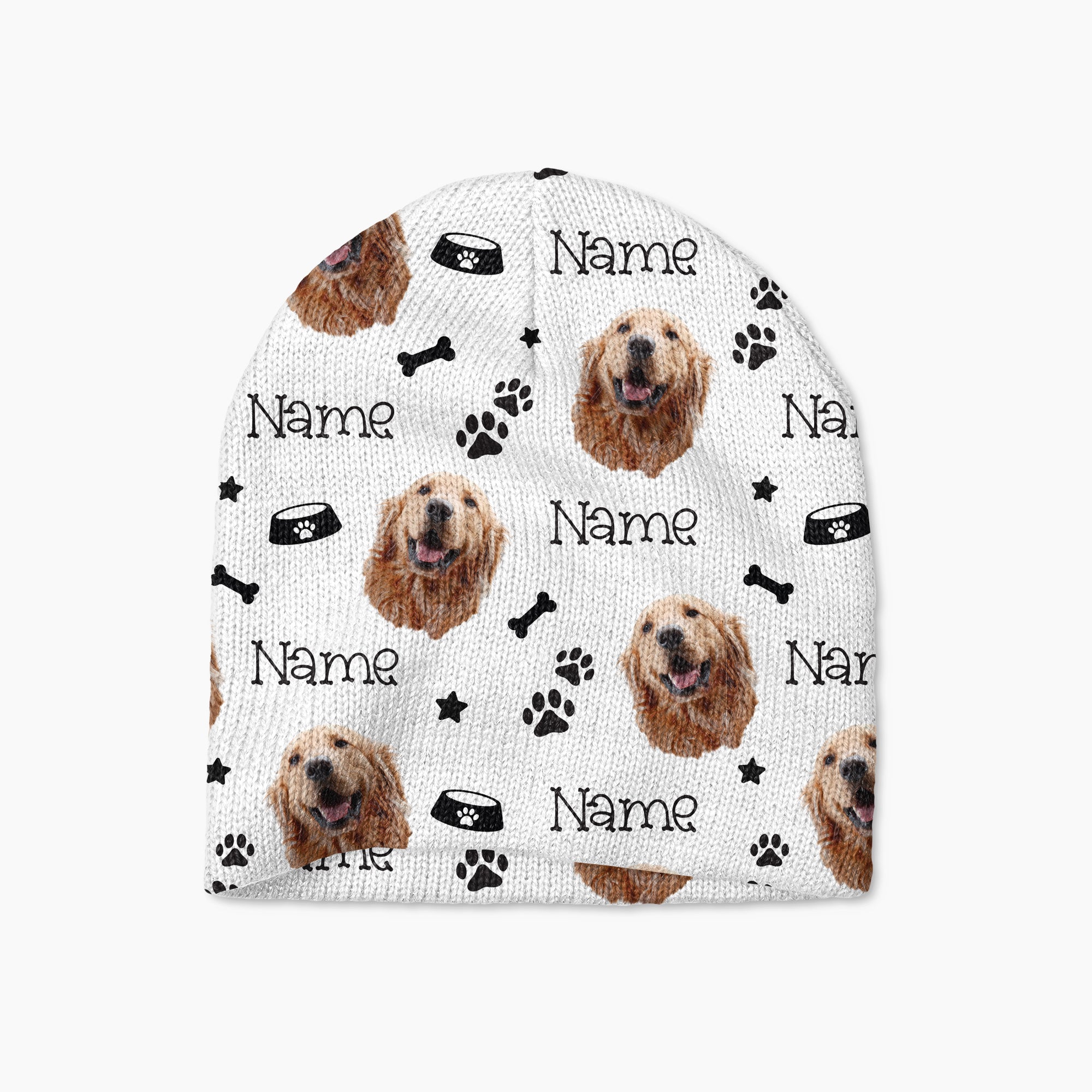 Dog Portrait Personalized Beanie Hat