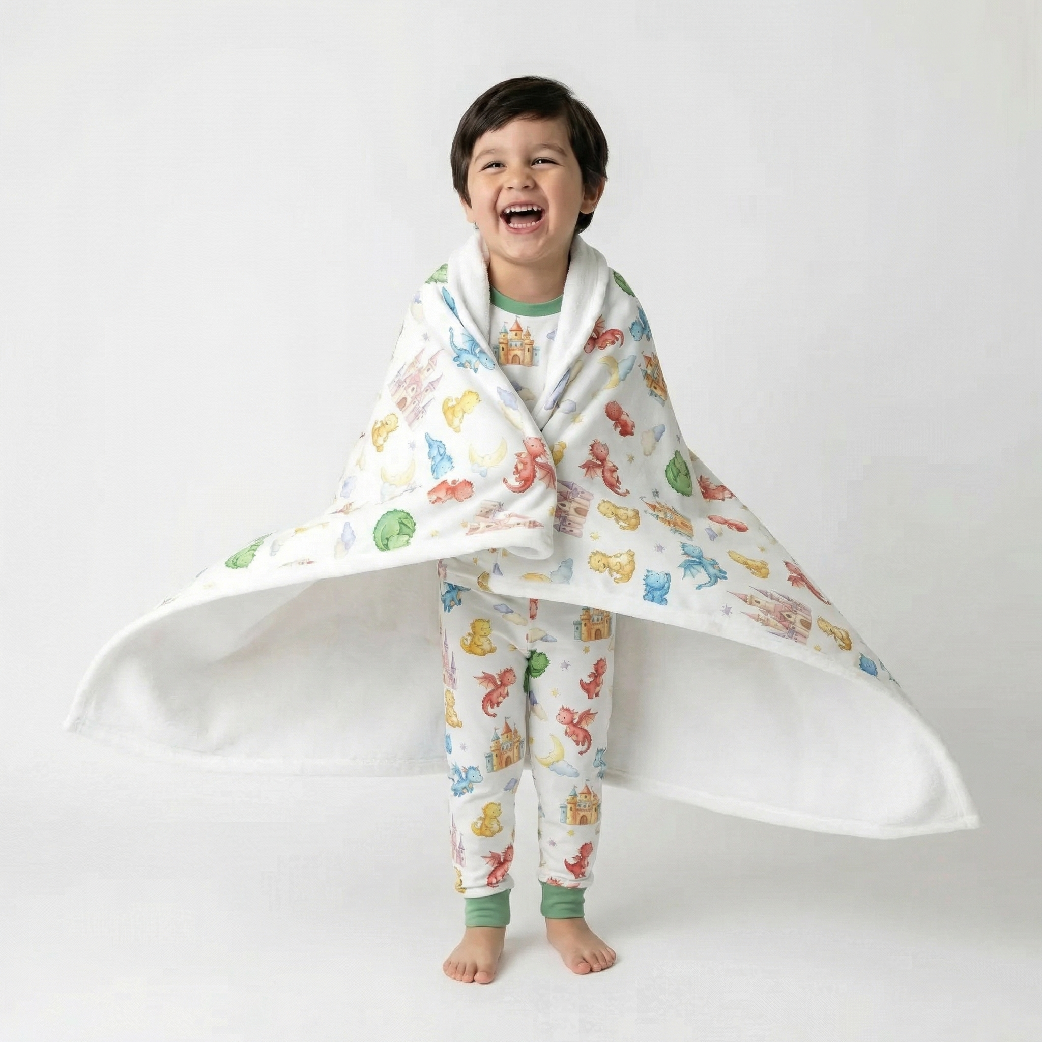 Personalized Blanket in Dragon Kingdom