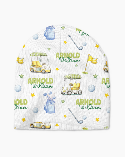 Personalized Beanie in Country Club Cuties