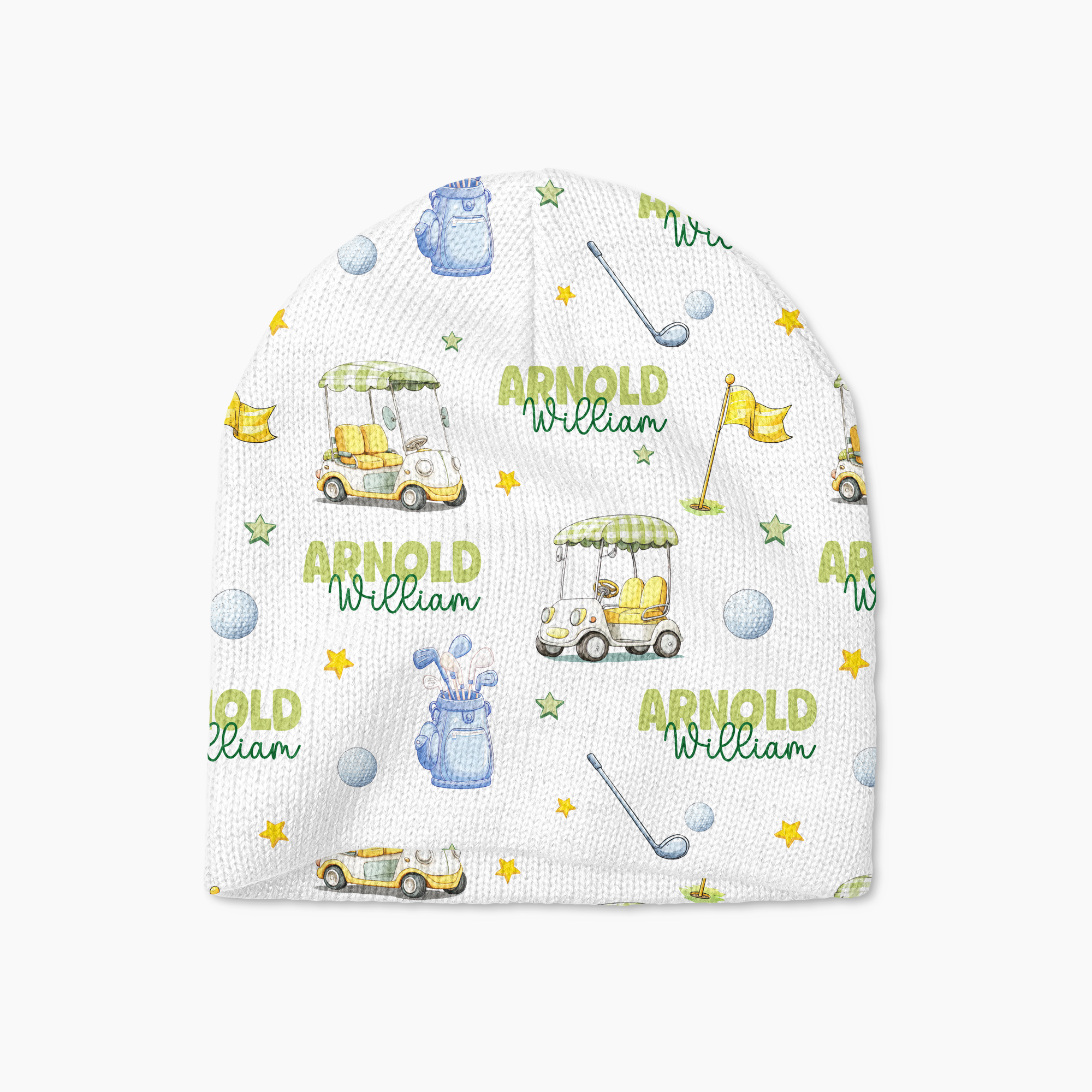 Personalized Beanie in Country Club Cuties