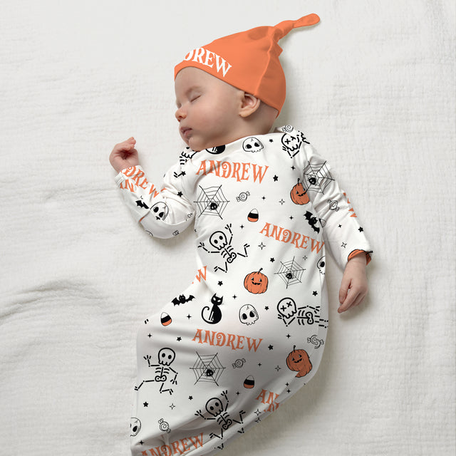 Personalized Sleep Gown in Bony Boo
