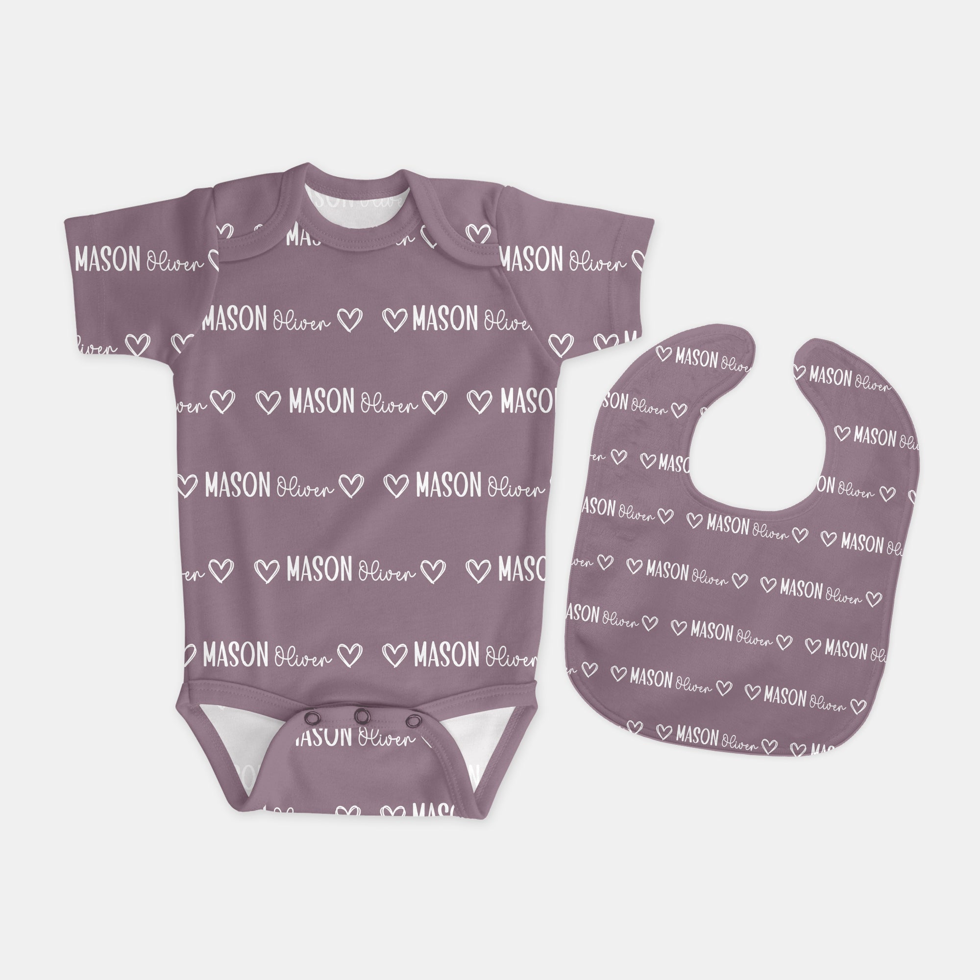 Personalized Bib in Mono Name